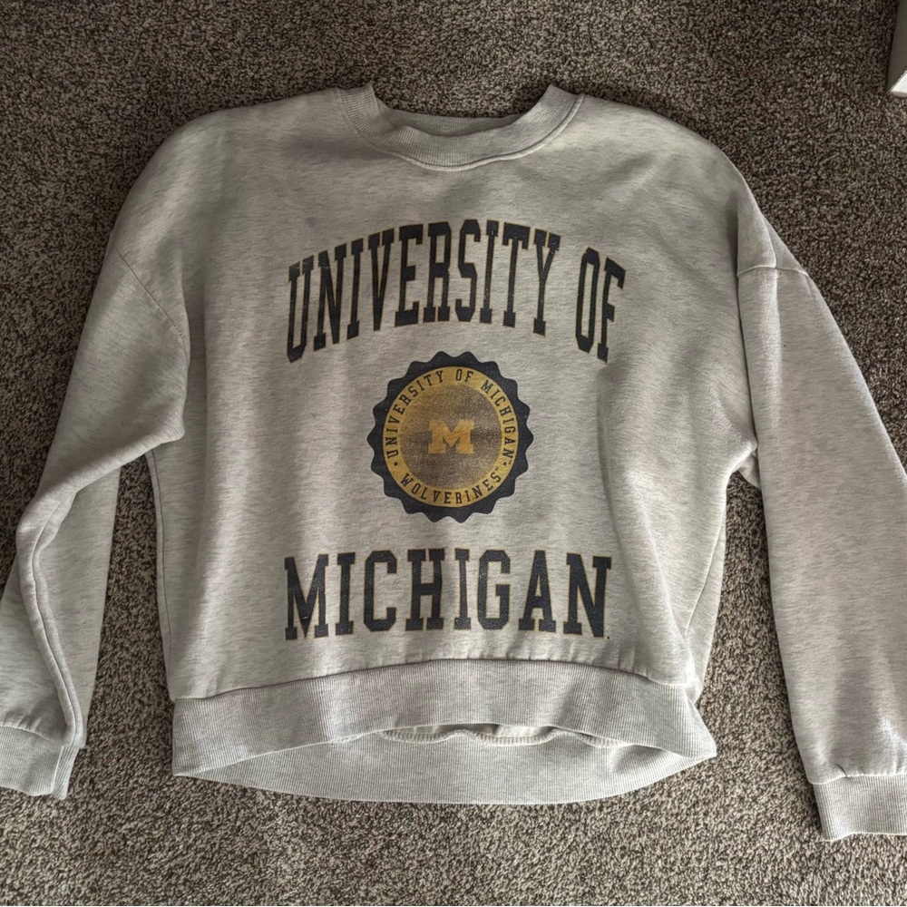 University of Michigan Gray Sweatshirt